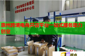 惠州跨境電商開店平臺一站式服務助力創業