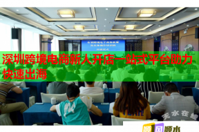 深圳跨境電商新人開店一站式平臺助力快速出海