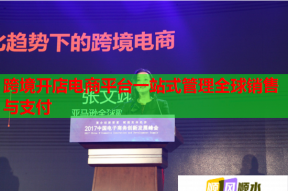 跨境開店電商平臺一站式管理全球銷售與支付